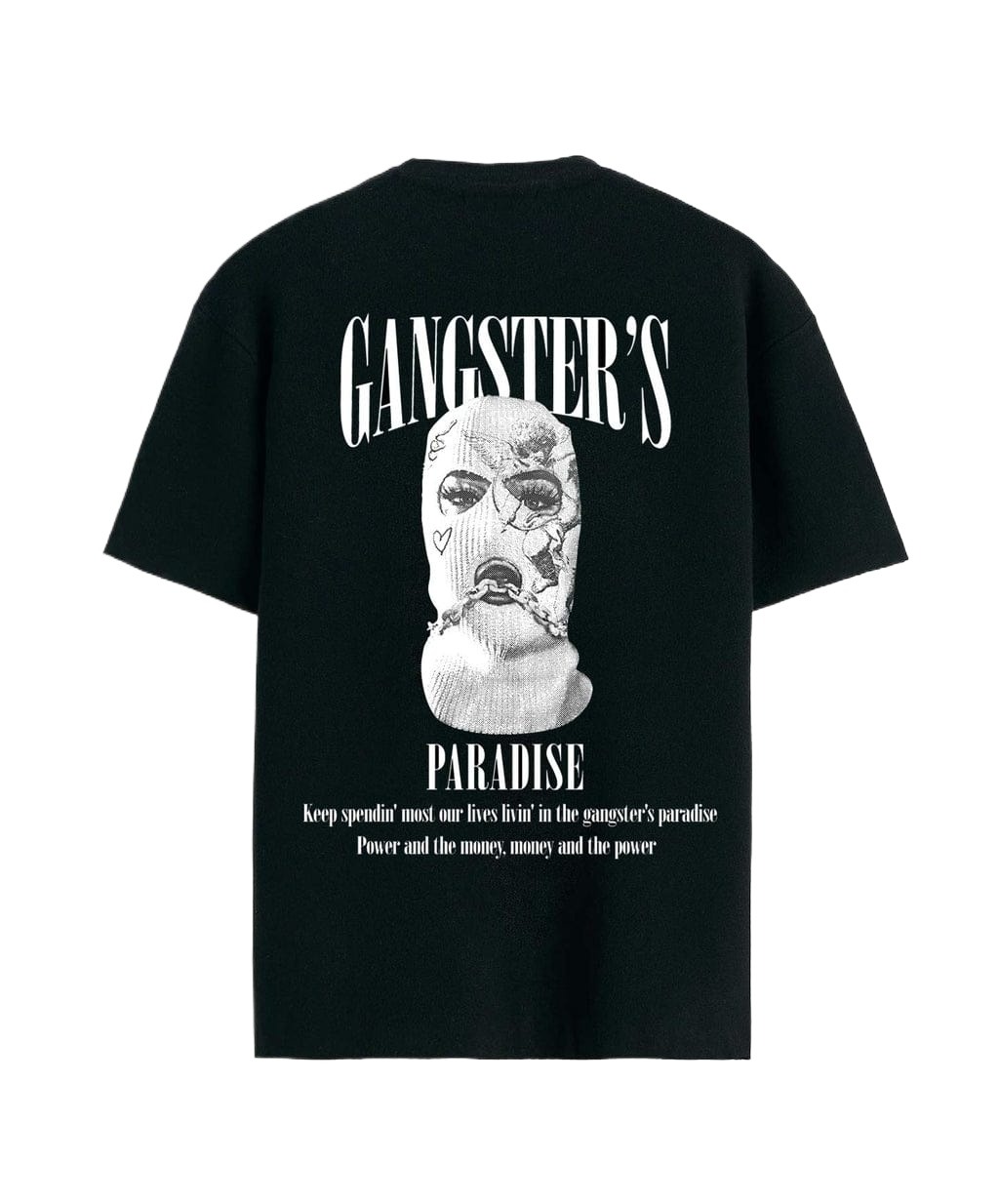 High Quality GANGSTER PARADISE Printed T Shirt For Men