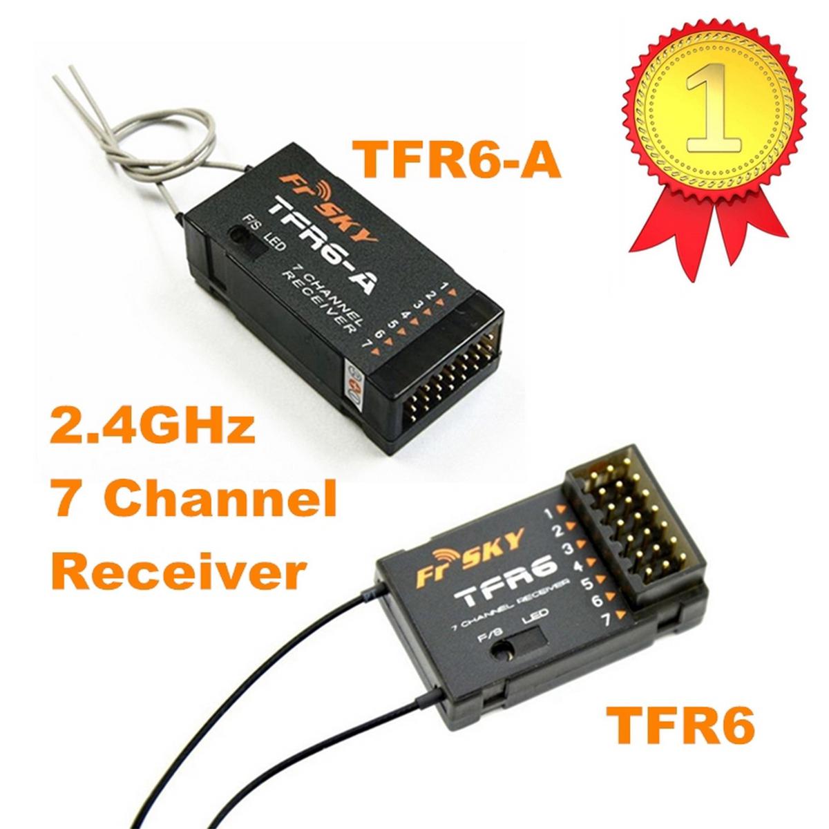 FrSky 7CH  Receiver TFR6/TFR6-A (Futaba FASST Compatible) for Hobby RC Plane