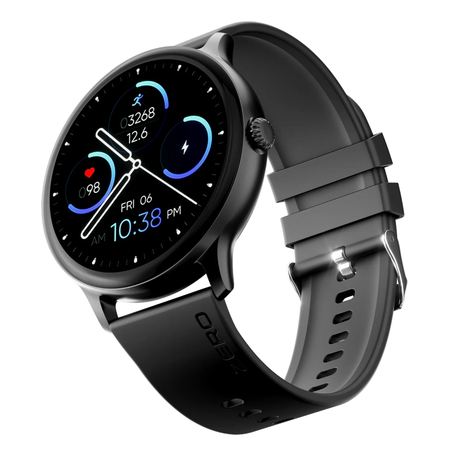Zero®  Luna Smart Watch | 1.39” TFT Display, Calling, 100+ Watch Faces | IP67 Waterproof, SpO2 & Heart Rate Monitor | Best Price Smartwatch for Men & Women, IOS & Android