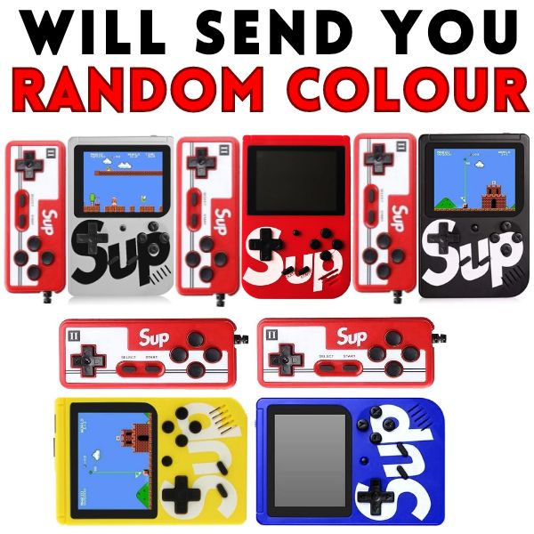 SUP Game Box Plus Console With Controller 400 in 1 Retro Video Games For Kids Handheld Game PAD Gamebox Connects with LCD / TV