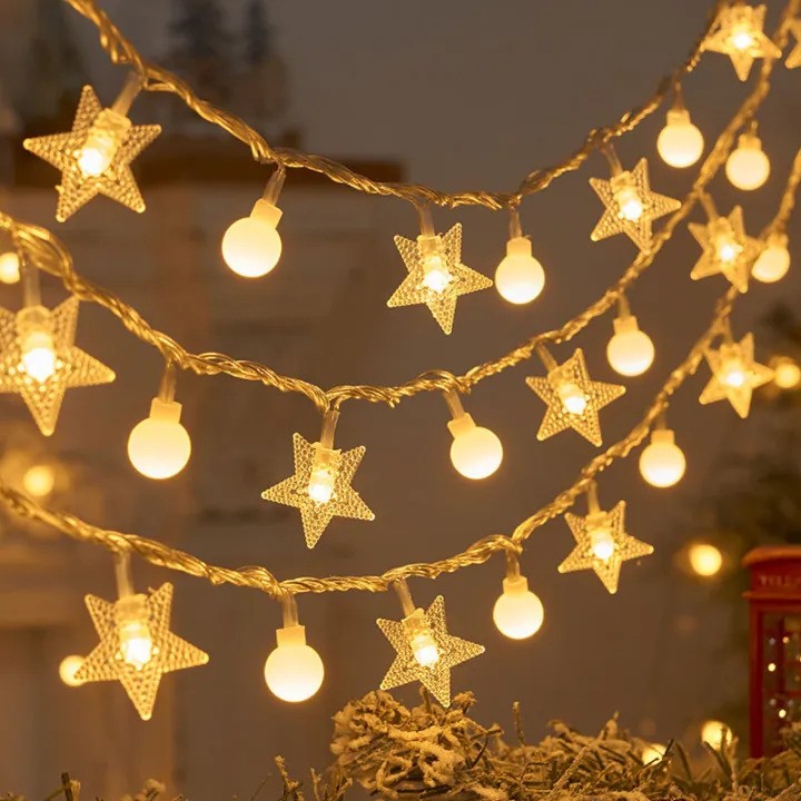 ME star ball battery operated led string light - 10/20/30 led star-ball fairy light price in Pakistan