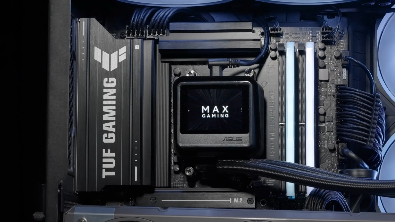 ASUS MAX Gaming LC 360 ARGB LCD Black all-in-one CPU liquid Cooler with advanced cooling performance, vivid 2.4” IPS screen, pre-installed ARGB fans and Aura lighting 12 f62ed8d1be88585b24afe39d2f22af19