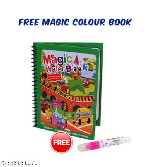 Combo of Digital Writing Pad with Waterbook | Smooth Writing Experience Similar to Paper | Wireless Connectivity for Convenient Usage | User-Friendly and Easy to Operate Children's Magic Water Book | Water Coloring Book for Kids | Reusable Water-Reveal Ac