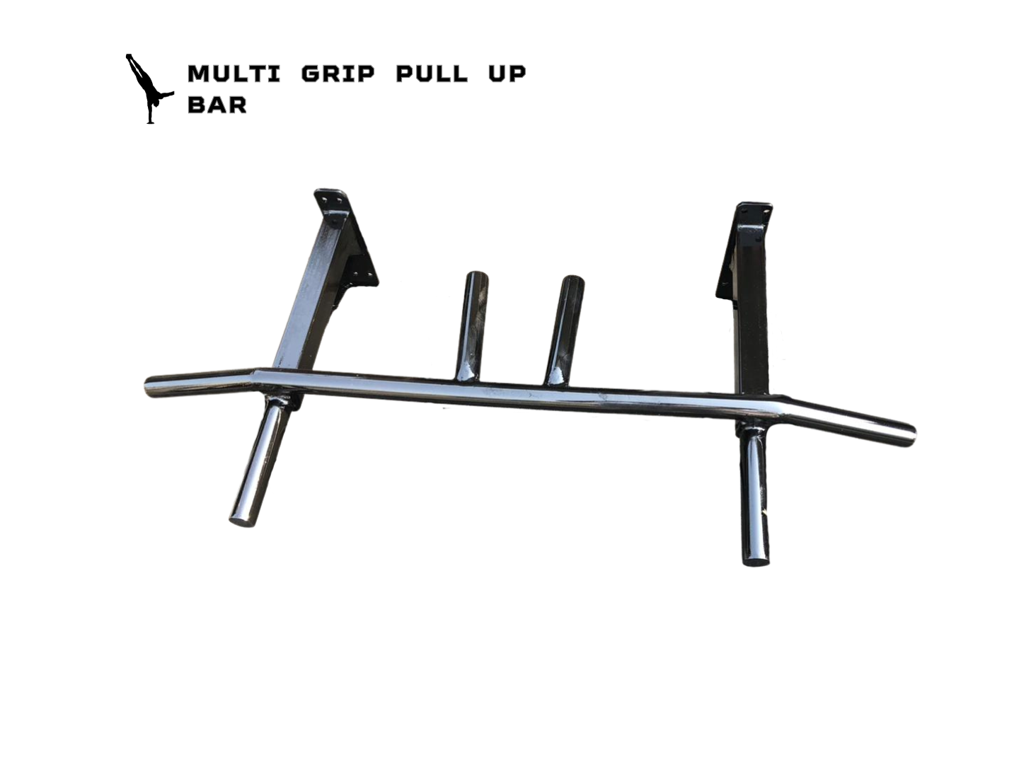 Heavy Duty Wall Mounted Multi Grip Pull Up Bar – Iron Bar 150-200KG Capacity for Home Gym, Calisthenics & Weighted Training.
