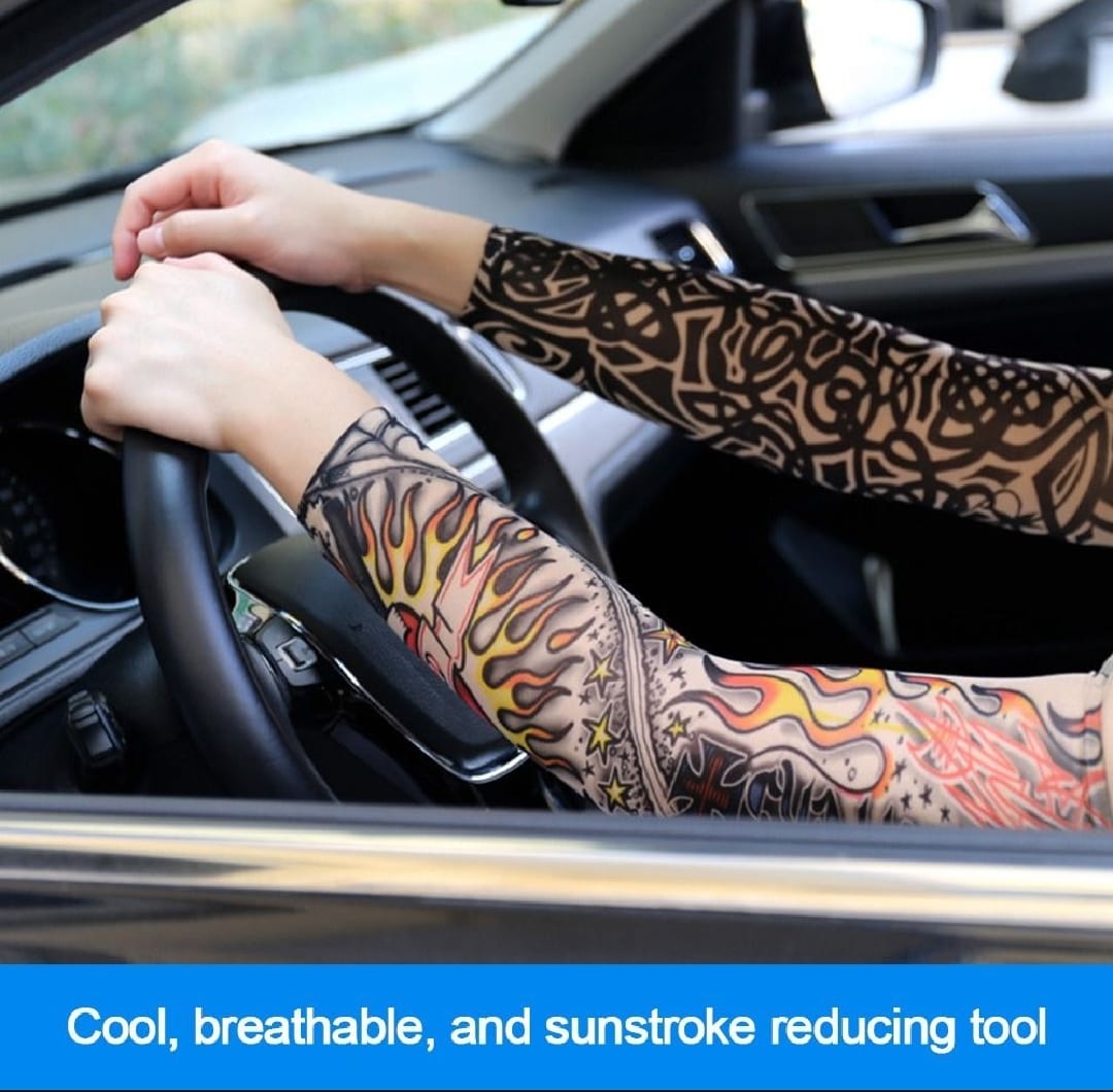 1 Pairs Arm Guard Sleeve with Thumb Hole Protective Sleeve Holders Sun UV Protection Long Arm Cover For Running Fishing Cycling