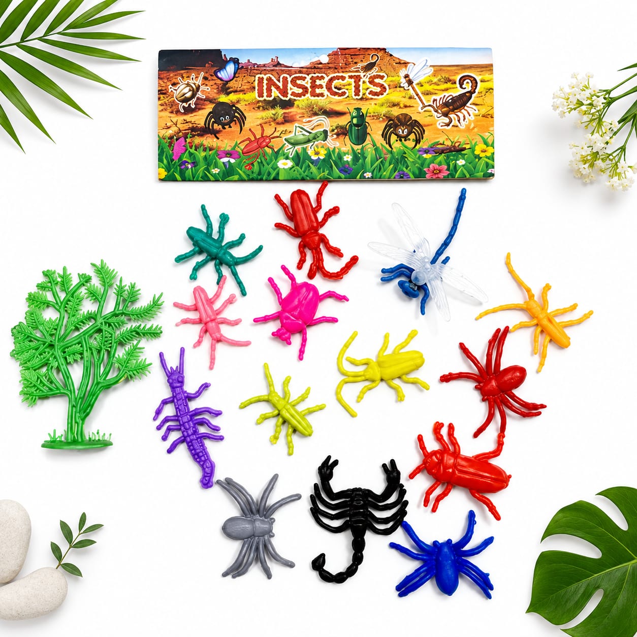 Insect Toy Animal For School Project Multicolor