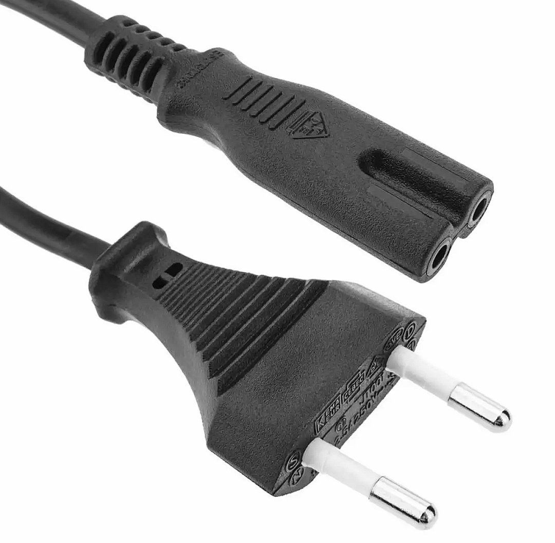 Multipurpose AC Power Supply Cable for Laptop Adapter- Tape Recorder Lead - Power Cord - Power Cable