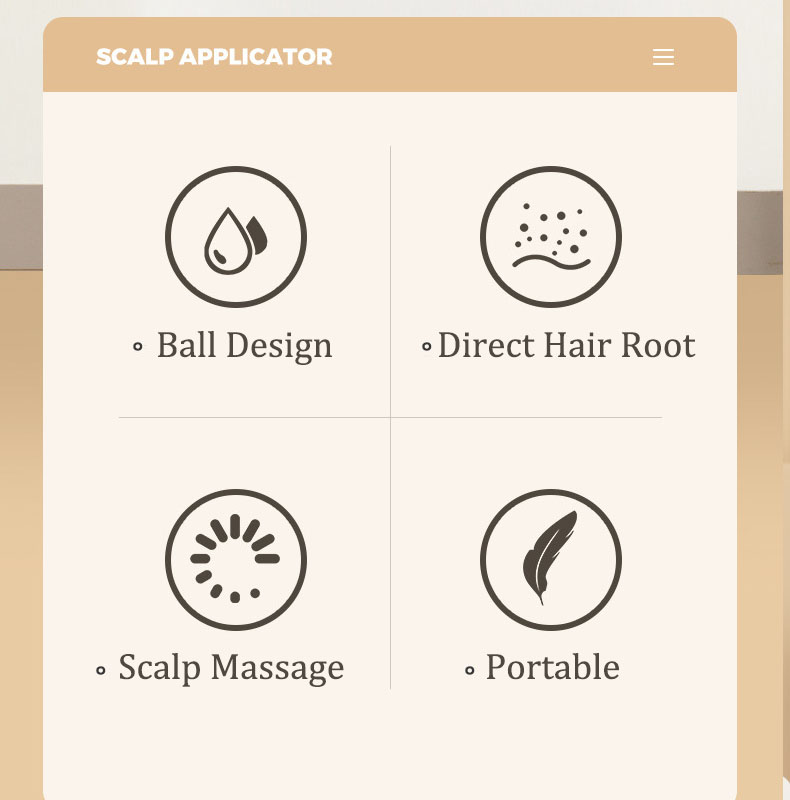 Scalp Applicator Liquid Comb Portable Mini Massage Comb Essential Oil Liquid Guiding Massager Anti Hair Loss Scalp Care Tools