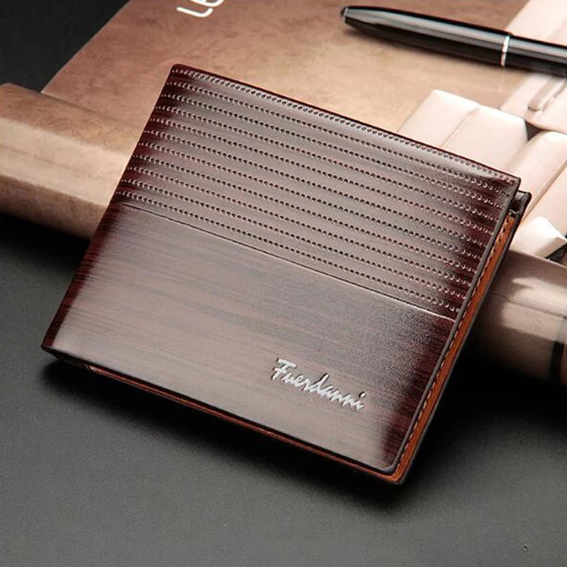 Synthetic Leather Small Stylish Purse Wallet for Men