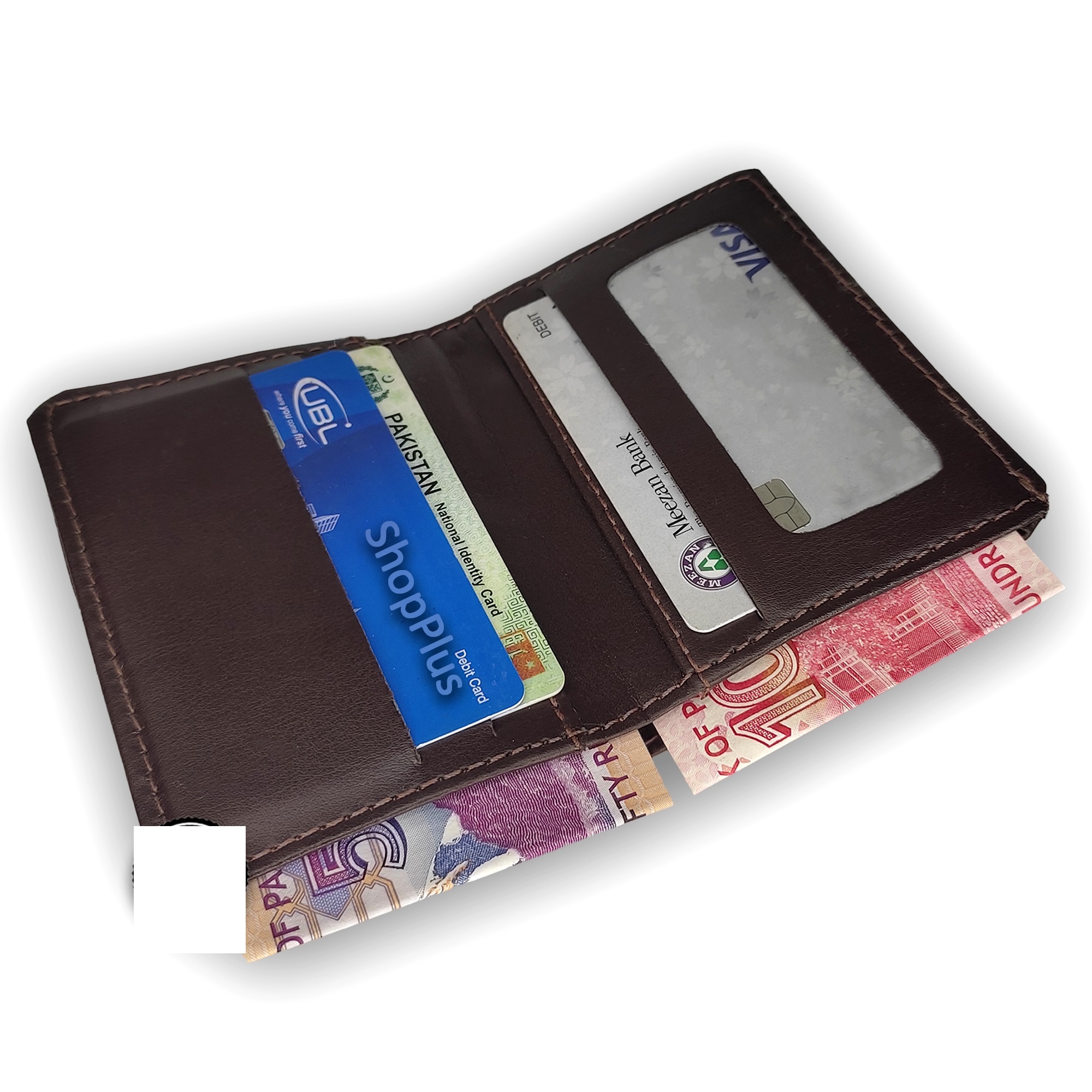Slim Stylish Card Holder Wallet for Men Without Button - High Quality Rexine