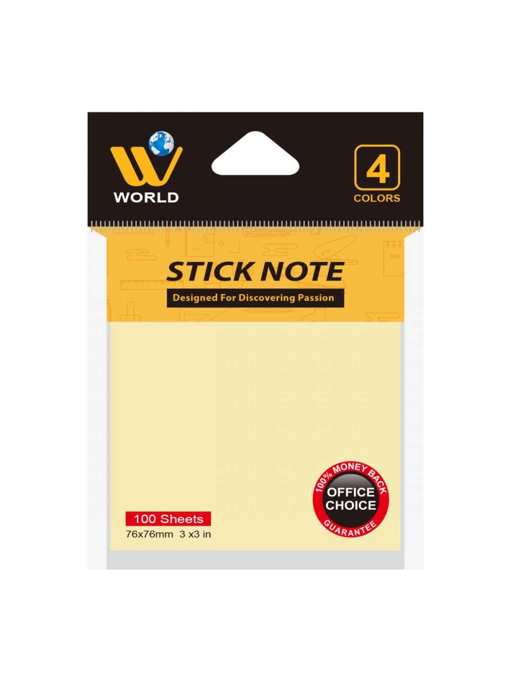 Wbm Sticky Notes-100 Sheets-1pc