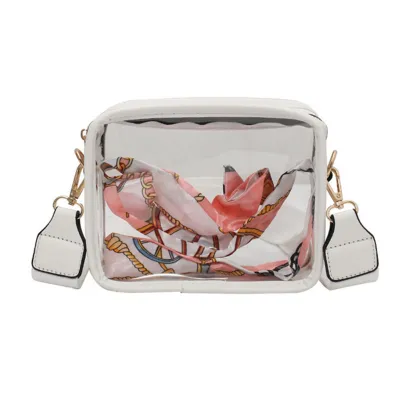 Clear shoulder clearance purse