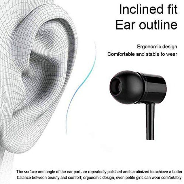 Lamyik L29 Handsfree Handsfree | Universal 3.5mm Earphones | Heavy Bass & Clear Sound | Compatible with All Android Devices.