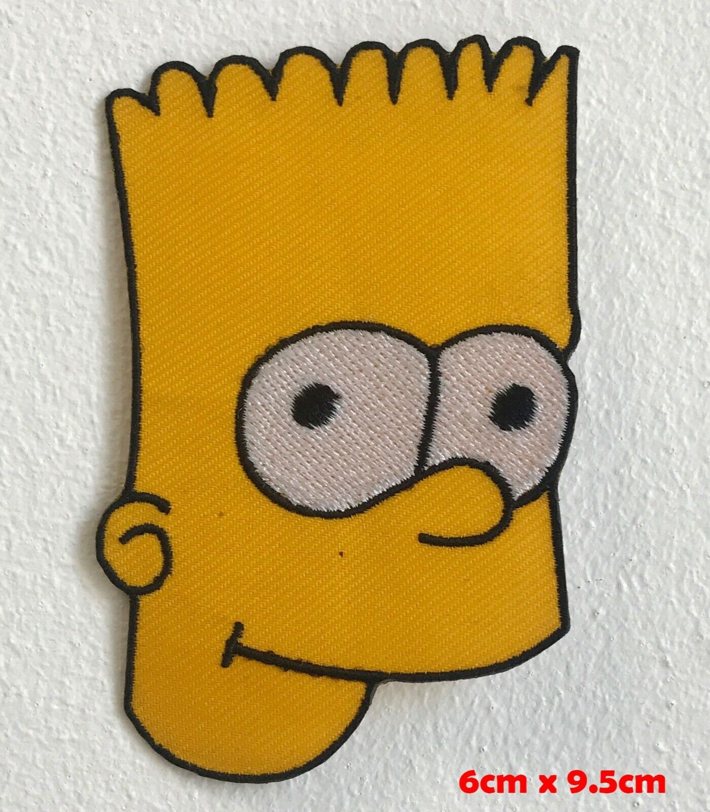 Embroidered Simpson Face Cartoon animation  kids clothing dress shirt cap bag jacket jeans craft logo  shoes repair   Iron Sew On Patch#1612