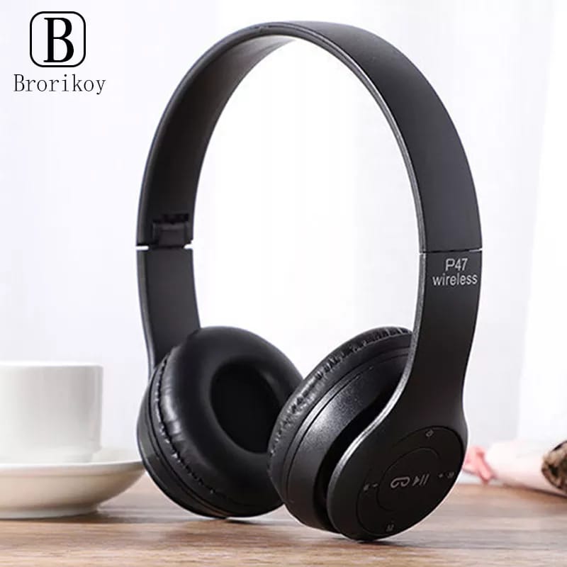 P47 Wireless Bluetooth Foldable Headset With Microphone FOR All cell phones and laptop use
