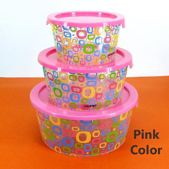 round dog food containers