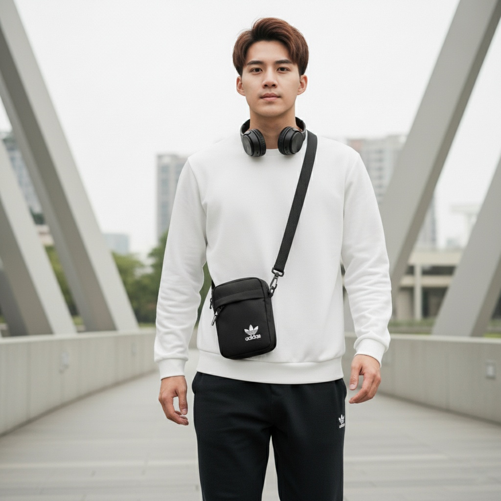 Stylish Crossbody & Side Bags for Men & Boys - Mini Bag for Travel, Money & Mobile - Durable & Lightweight