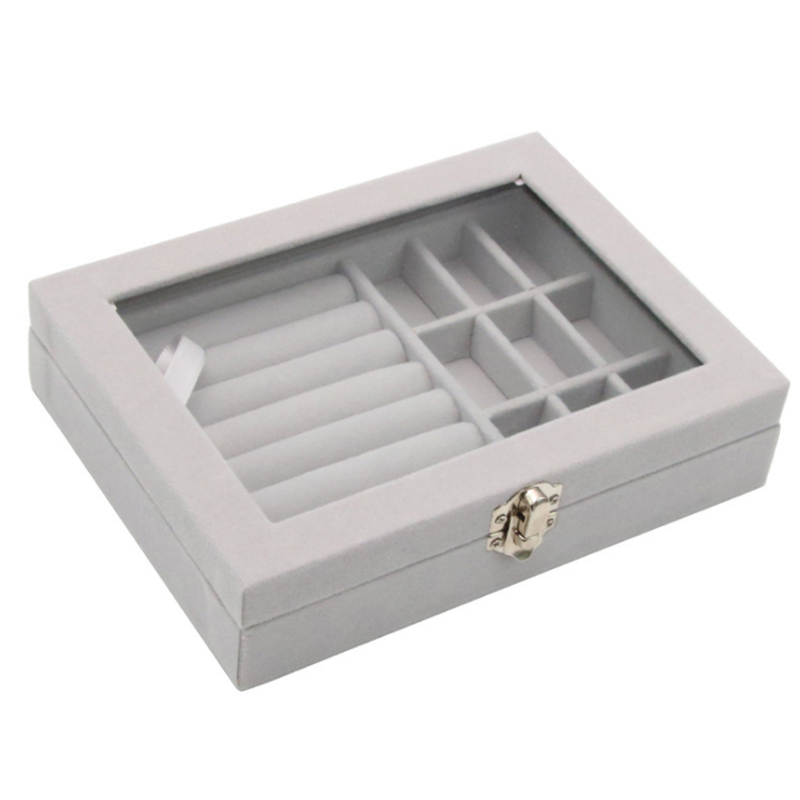 Design Flannel Jewelry Box Princess Jewelry Storage Box Cosmetic Box Highly Recommend