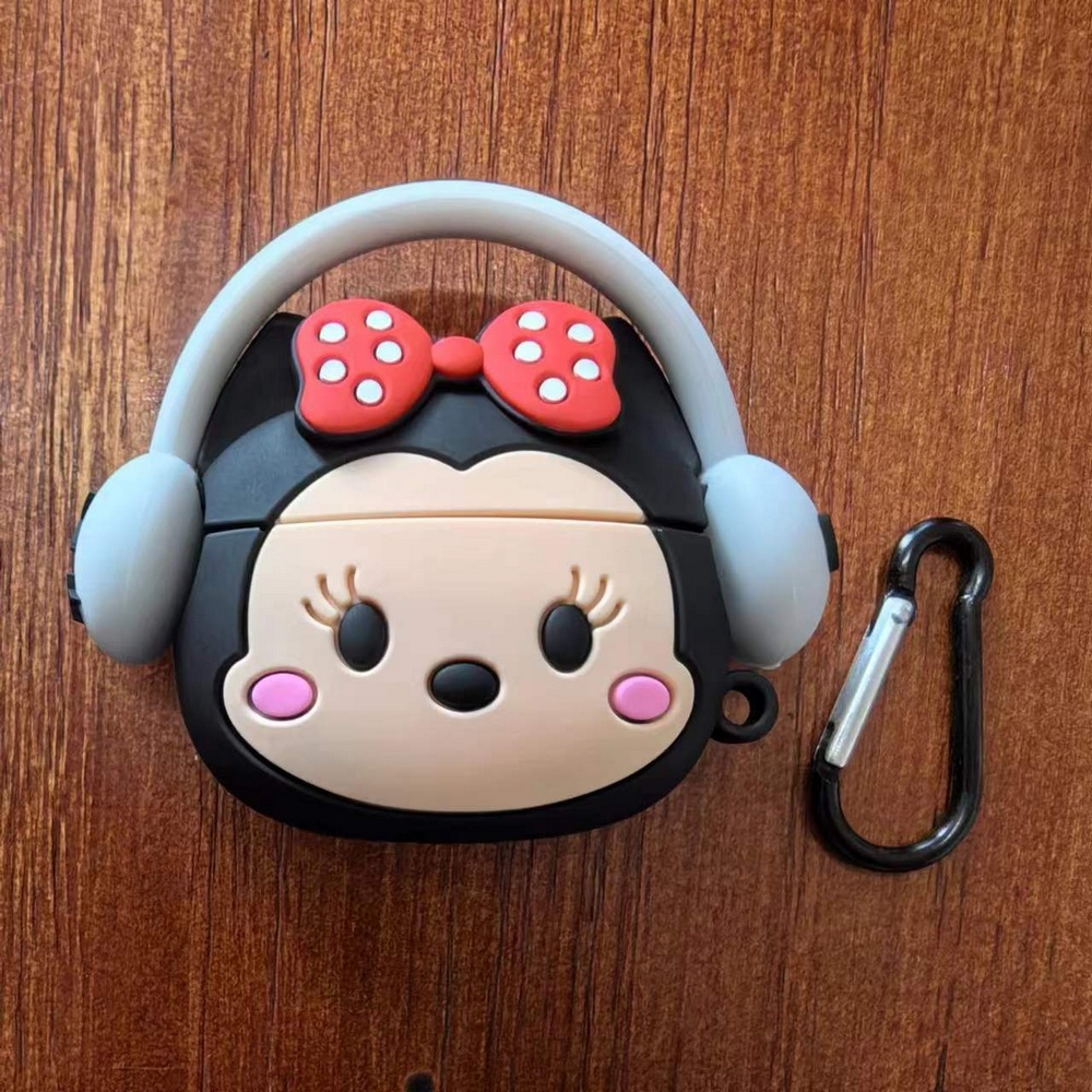 High Quality Premium Soft Silicone Printing Case Compatible for 𐤠irpods Pro 1 & 2 Case With Hook