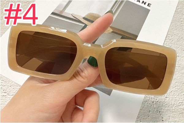 Square Fashion Sunshade Sunglasses Men Retro Fashion Trend Ins Girl New