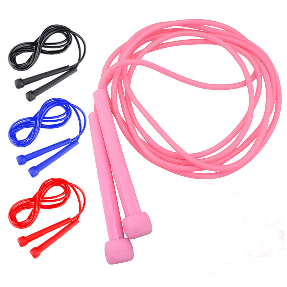 Skipping Rope Adjustable Jump Rope Fitness Speed Gym Adults Girls Kids Men