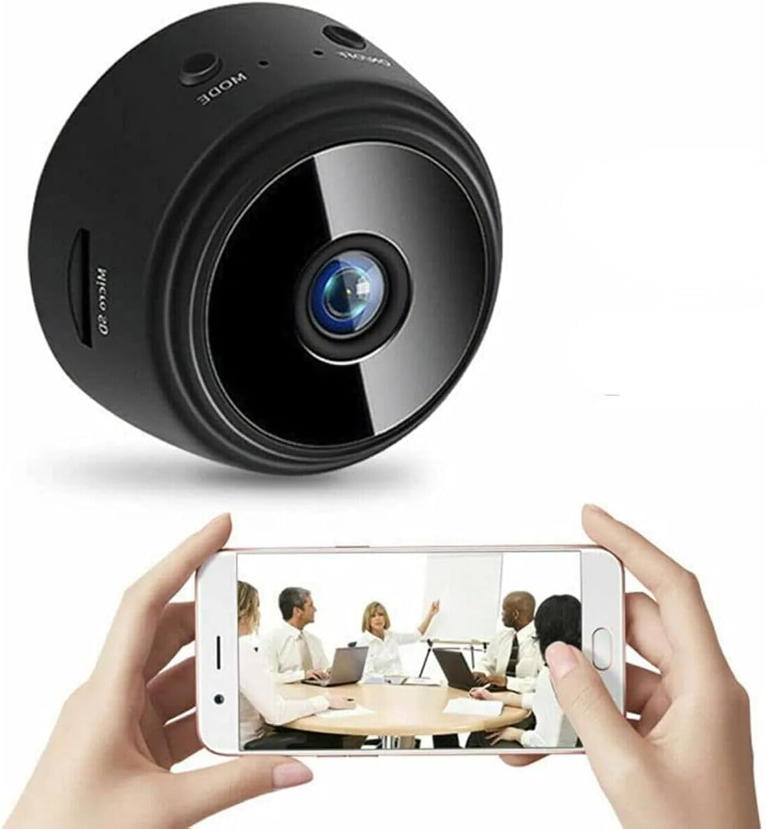 A9 Mini Smart Indoor Camera | Wireless HD WiFi Camera | 1080p Video | Night Vision | Motion Detection | Two-Way Audio