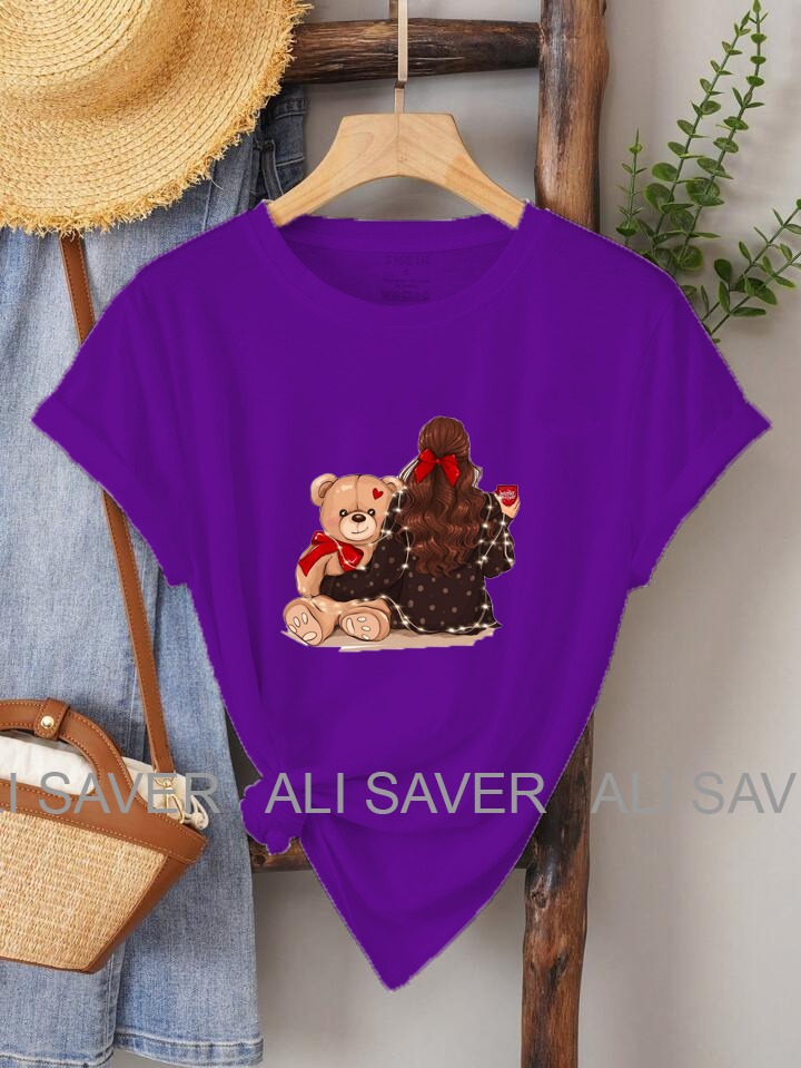 ALISAVER-Premium Quality Crop Tees For Women High Quality Prints