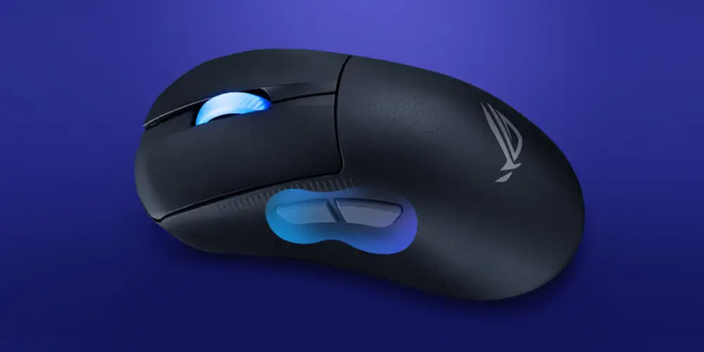 ASUS ROG Keris II Ace Wireless Gaming Mouse (P714) ultralight 54-gram ergonomic with 42,000-dpi ROG AimPoint Pro optical sensor, ROG Optical Micro Switches 19 f6dcdb4223b4f4372276512512e3e3d1