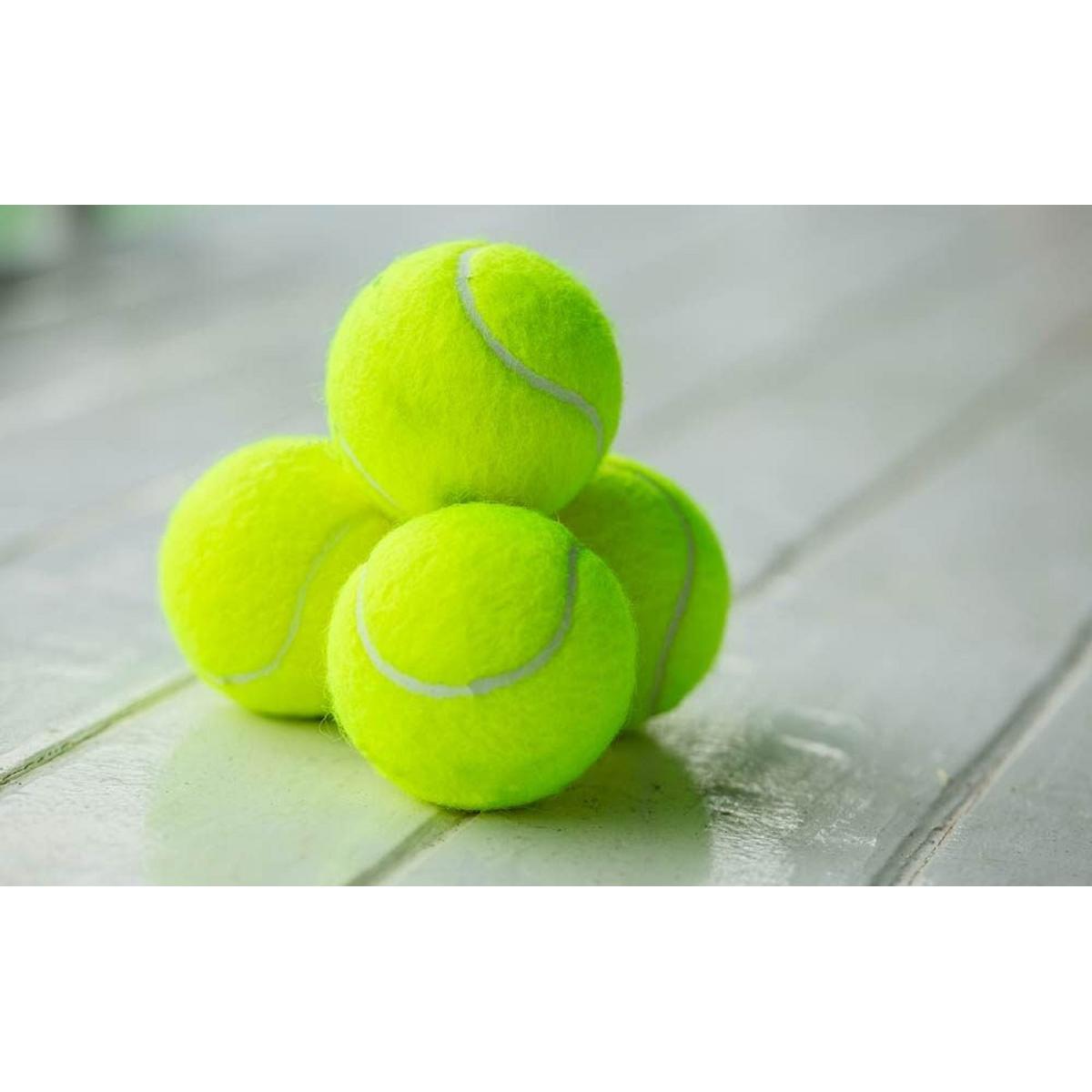 Sports Tennis Ball Cricket Balls Pack of 6 Multi Color Tennis Ball Polyester Orange Training Balls Rebound ball