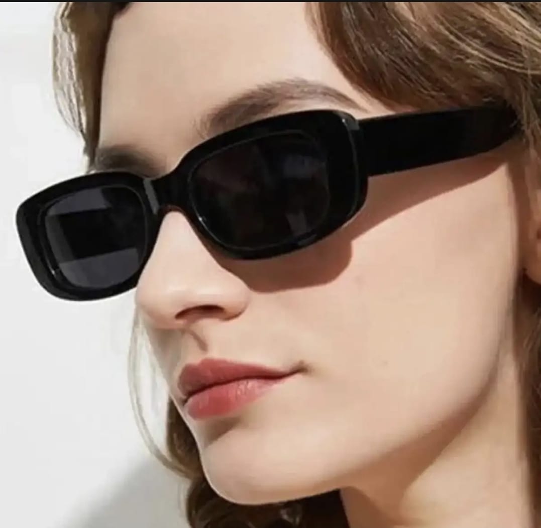 Vintage Rectangle Sunglasses For Women - Retro Driving Sun Glasses For Girls Square Frame - Travel Fishing Hiking Eyewear UV400 Glasses For Boys Eyeglasses For Men/Women