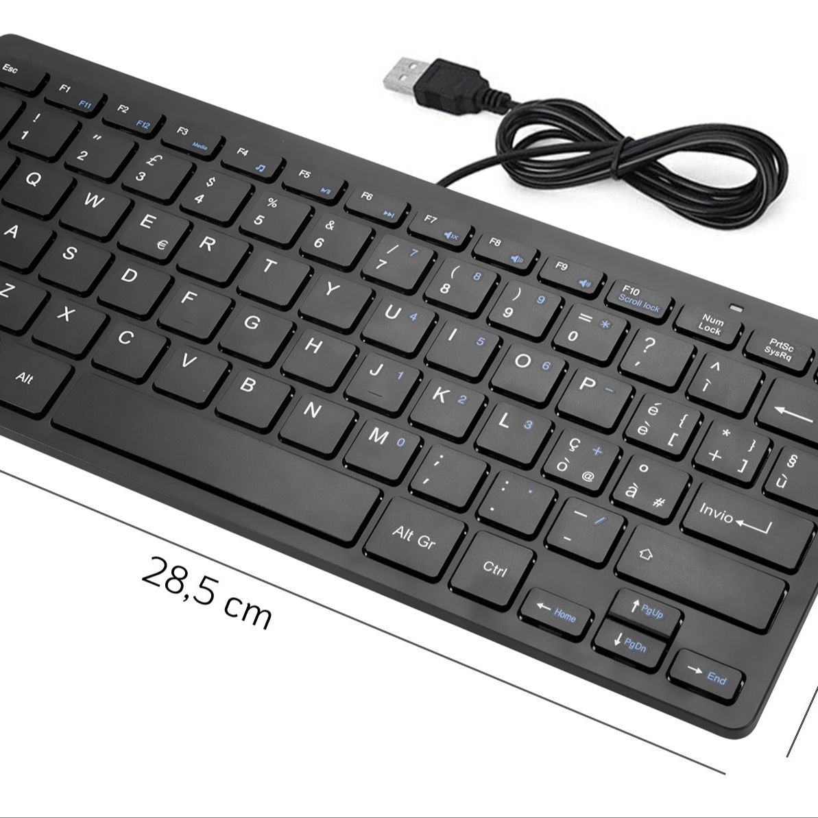 Mini Keyboard USB Wired 78 Keys For Macc and Windows PC & LaptopsMini Keyboard USB Wired 78 Keys For Macc and Windows PC & Laptops