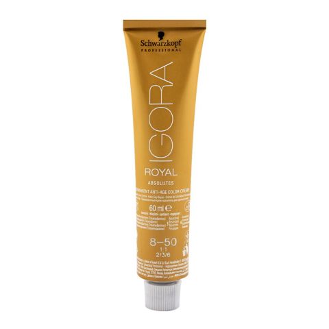 Igora Royal Absolutes Hair Color 8-50 Light Blonde Gold Natural | Hair Treatment Care | Original