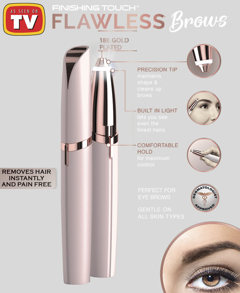 flawless brows painless eyebrow epilator