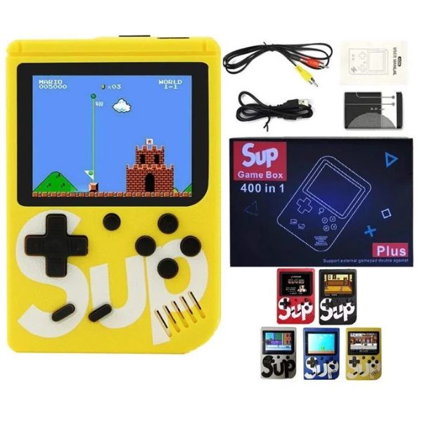 SUP Game Box Plus Console With Controller 400 in 1 Retro Video Games For Kids Handheld Game PAD Gamebox Connects with LCD / TV