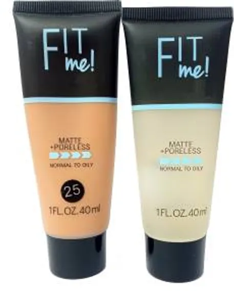 Matte Makeup Foundation Tube and Poreless Matte Makeup Primer Tube Set