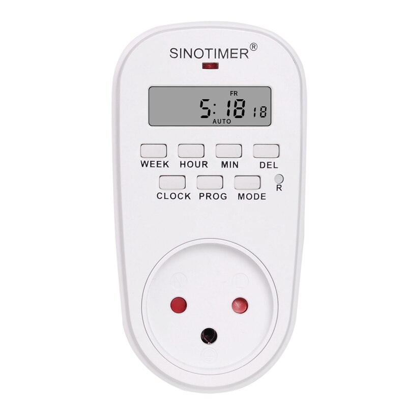 【DIV MALL】UK Outlet Electric 7 Day Weekly Programmable Digital Plug Socket Timer Time Relay Wall