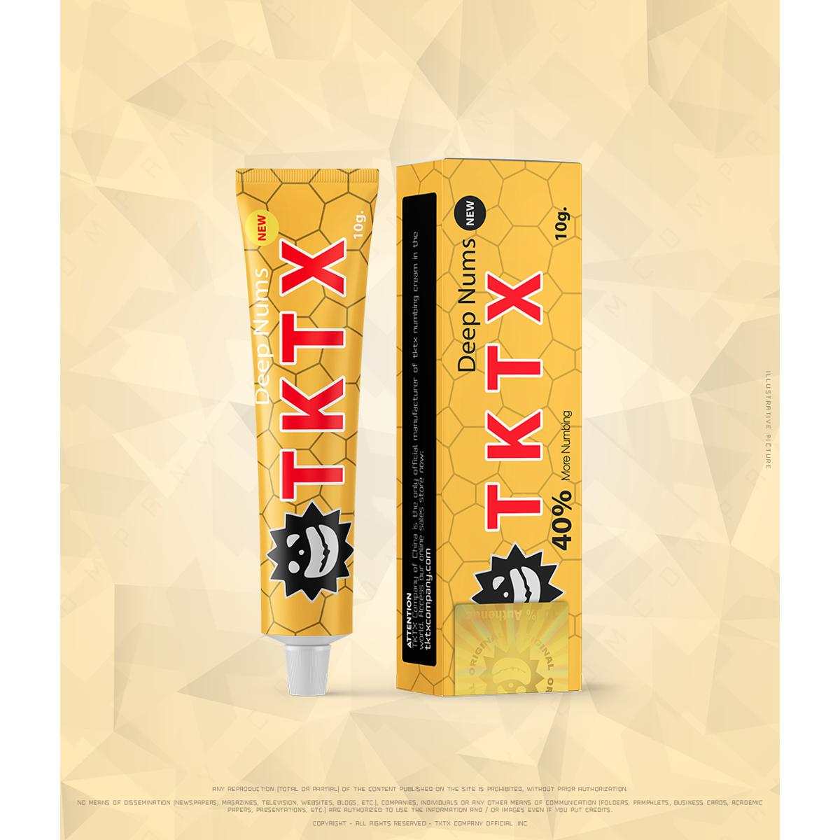 Deep Numbing Cream TKTX Yellow | Personal Care Item | Original