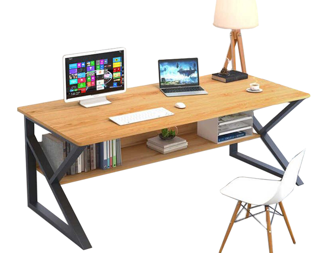 Office Table Desktop Table With Book Shelf Office Desk Book Shelf