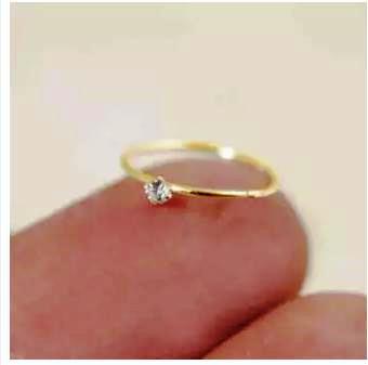 Golden Nose Ring Hoop For Women