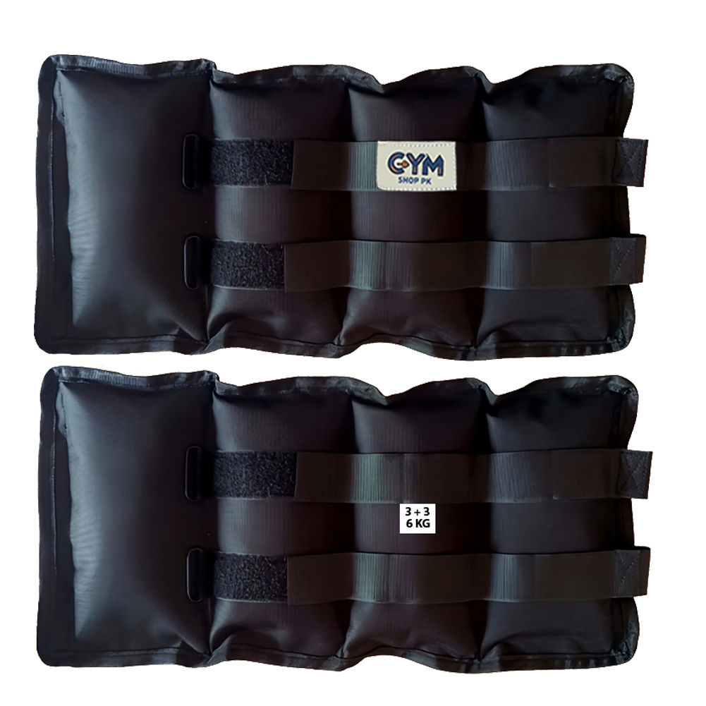 ankle weights 6Kg Pair for Fitness,Gym & Home Workouts By GYM SHOP PK