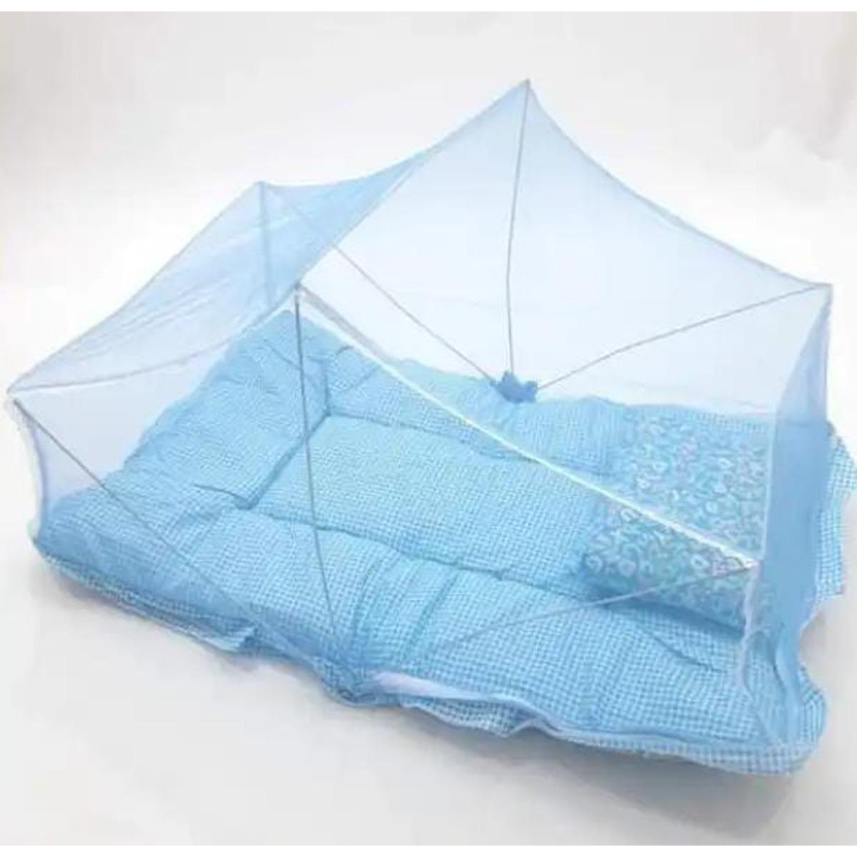 Gift For New Born Baby Carry Nest - Portable Infant Sleeping Bag With Foldable Anti Mosquito Net & Pillow