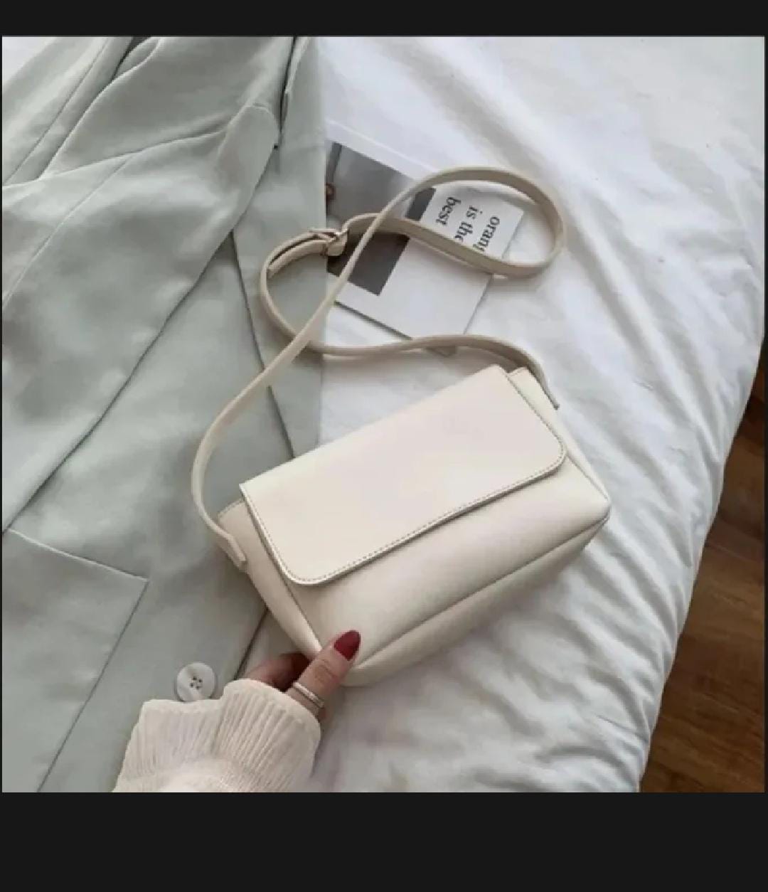 Women Solid Color Crossbody Bags Korean Style Fashion Women Handbags High Quality Street All-Match Ulzzang Shoulder Leisure Bags