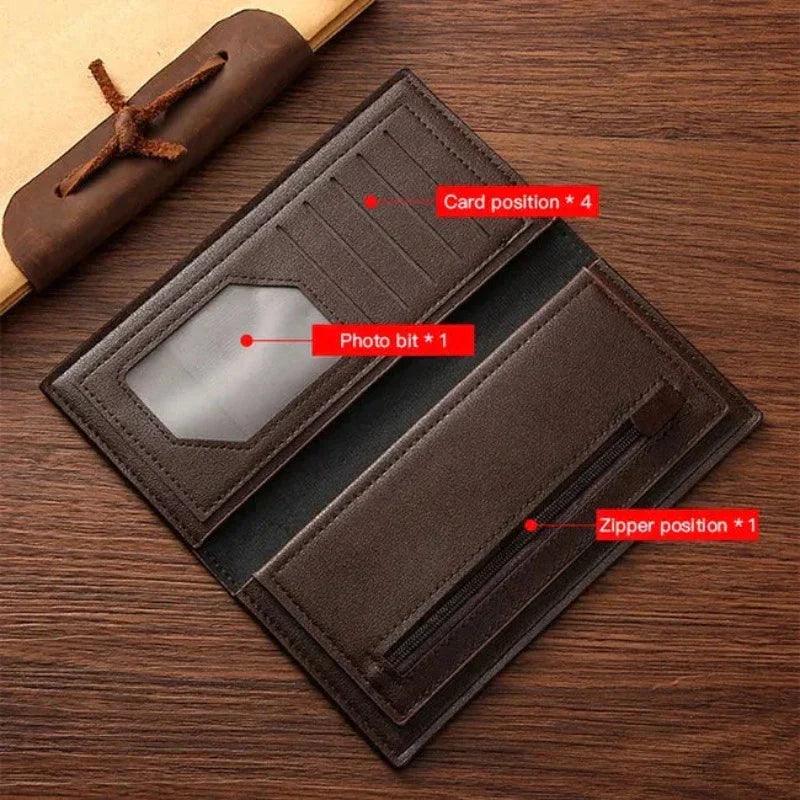 Fashion Long Wallet - Multi Card Holder With 2 Cash Pockets And Zipper Pocket For Coins etc