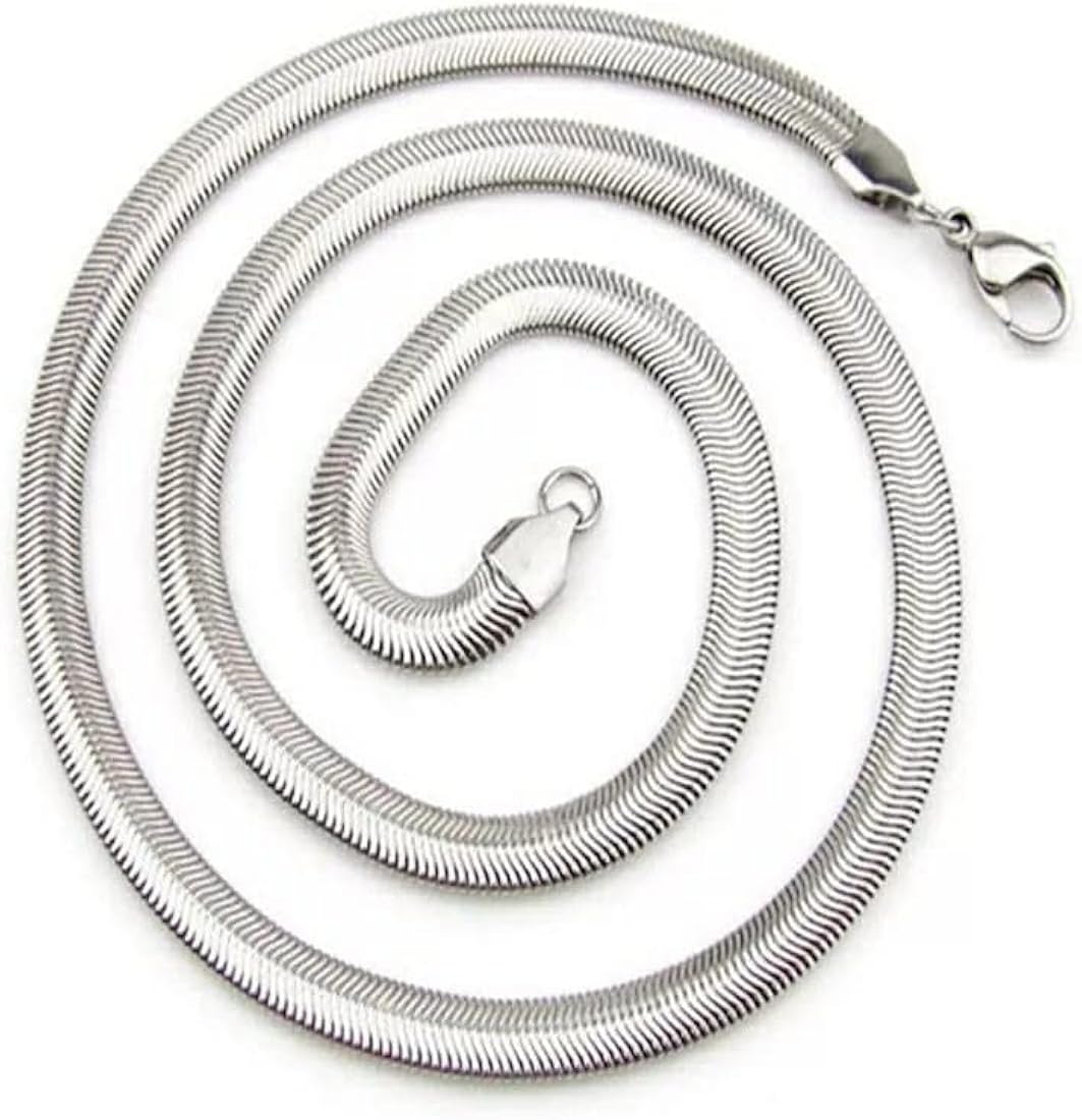 Stainless Steel Flat Snake Neck Chain 3mm  for men/Boys/Girls/women