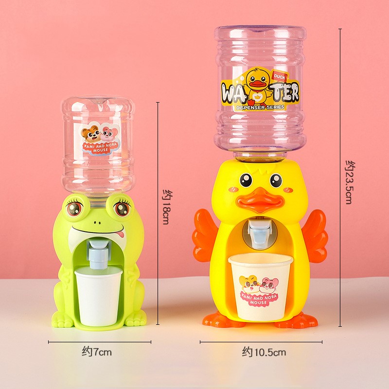 Kitchen Home Fun Water Dispenser Simulation Mini Children Water Dispenser Baby Toys Cute Duck Cosplsy Props Home Decoration Gift