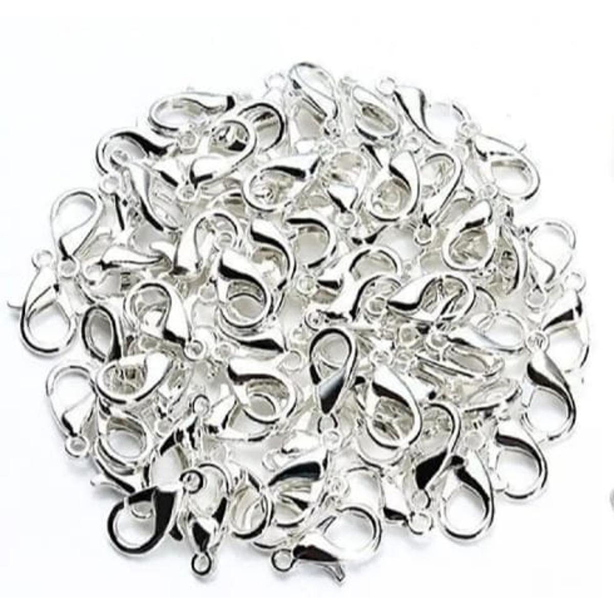 SILVER & GOLDEN Lobster Locks Jewelry (50 pieces)