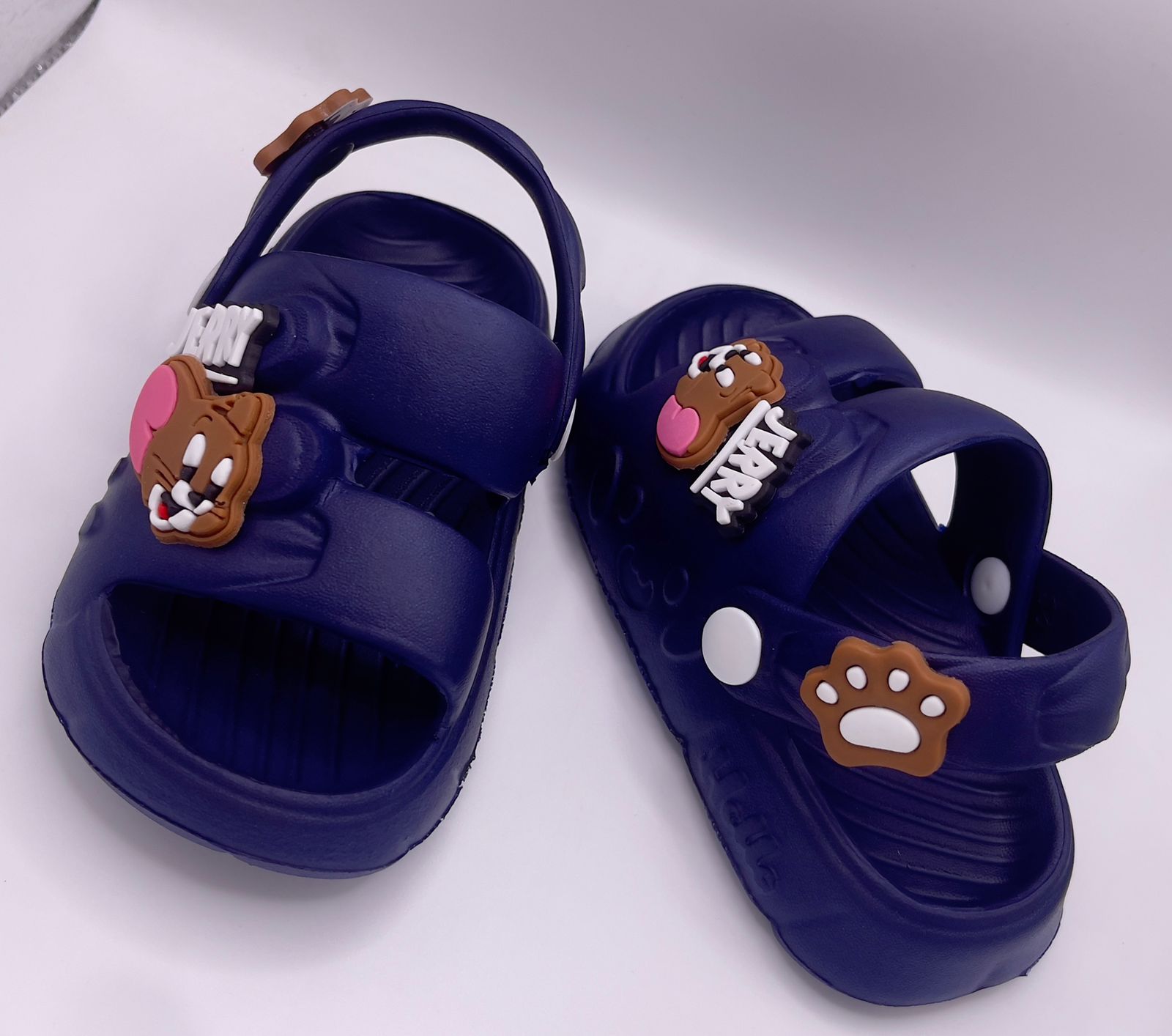 Kids Croc-Style Back-Click Sandals | Tom & Jerry  Cartoon Design | Comfortable Footwear for Ages 8 Months – 2 Years
