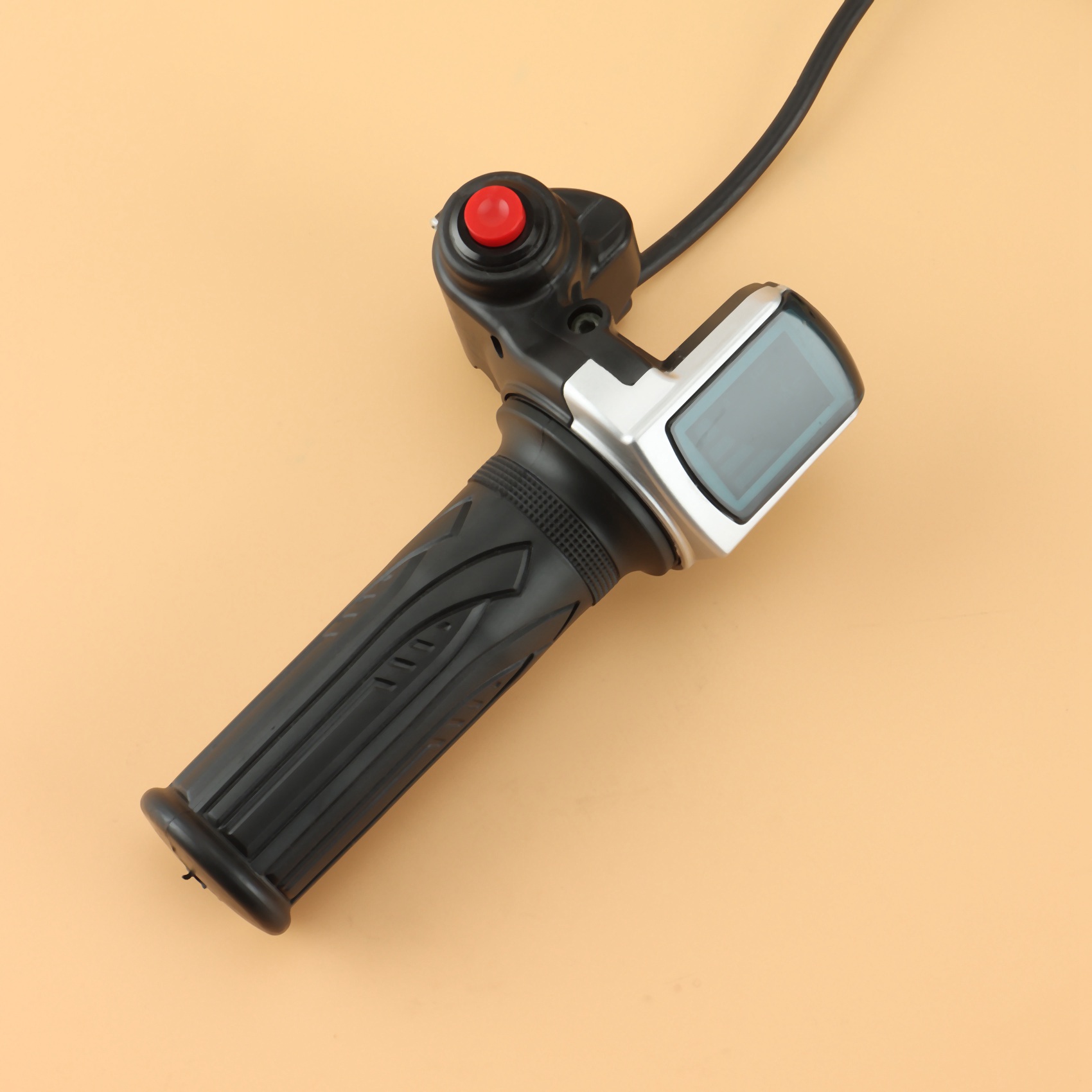 36V 48V Electric Bicycle Scooter Speed Throttle Grip Lcd Display With Switch Ebike Twist Throttle Accelerator Handlebar Grip