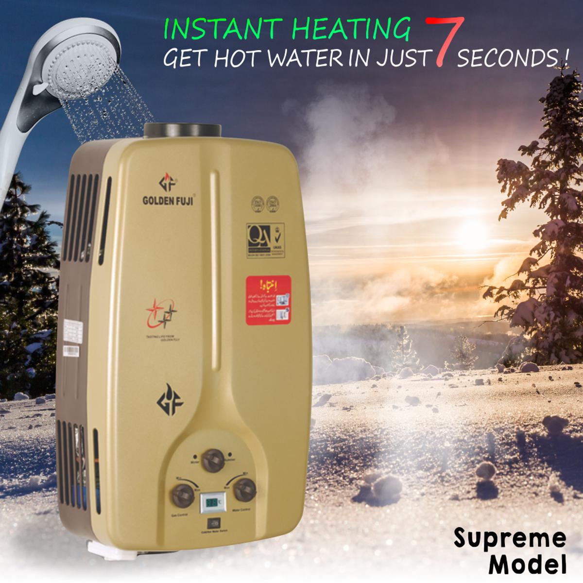 Golden Fuji - Instant Water Heater Supreme SXL - 6 Liters - Gas Saver - NG/ LPG