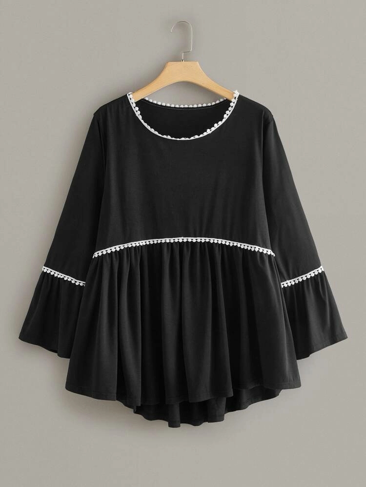 black frock top